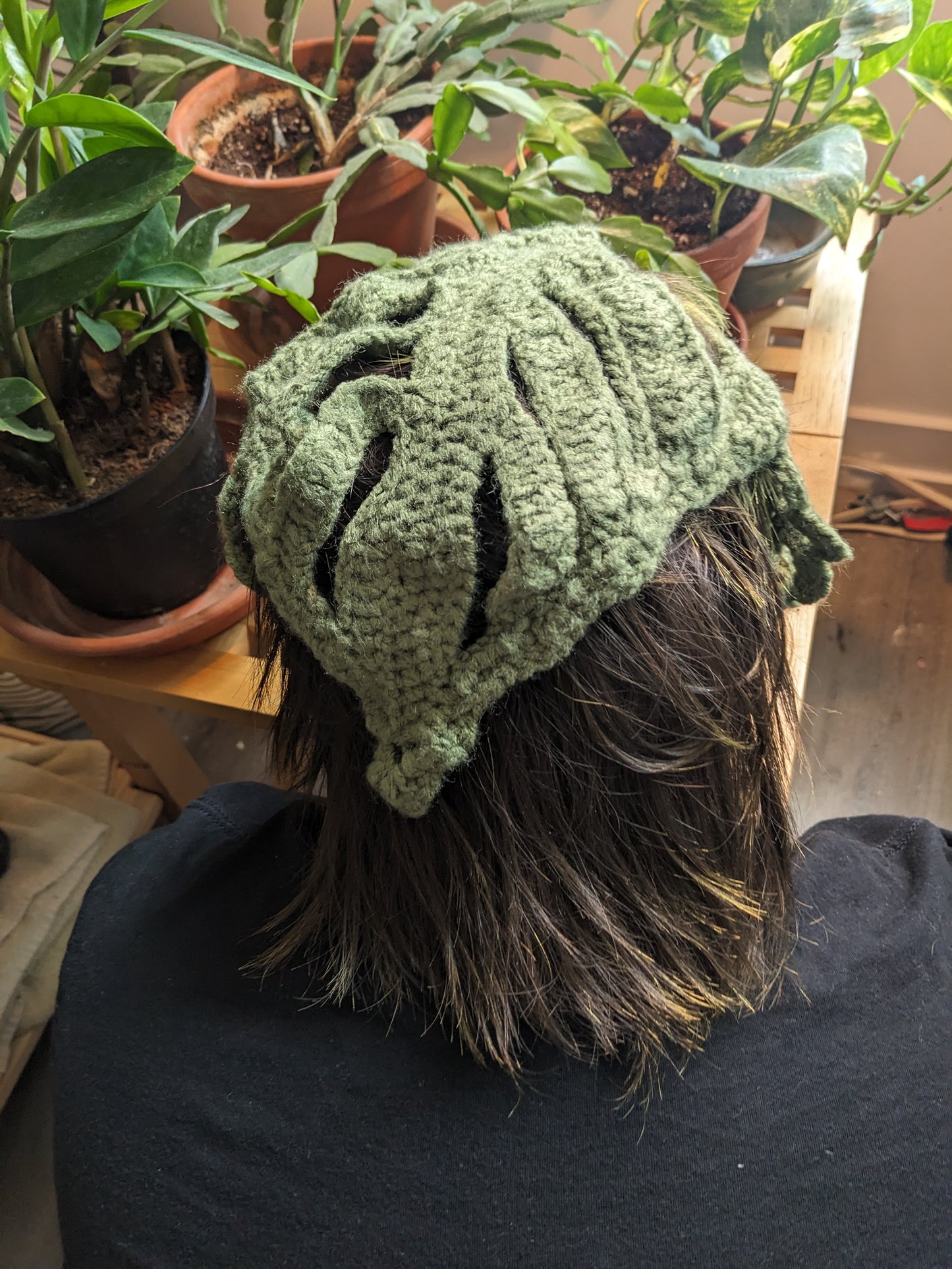 Monstera Leaf Bandana Headband